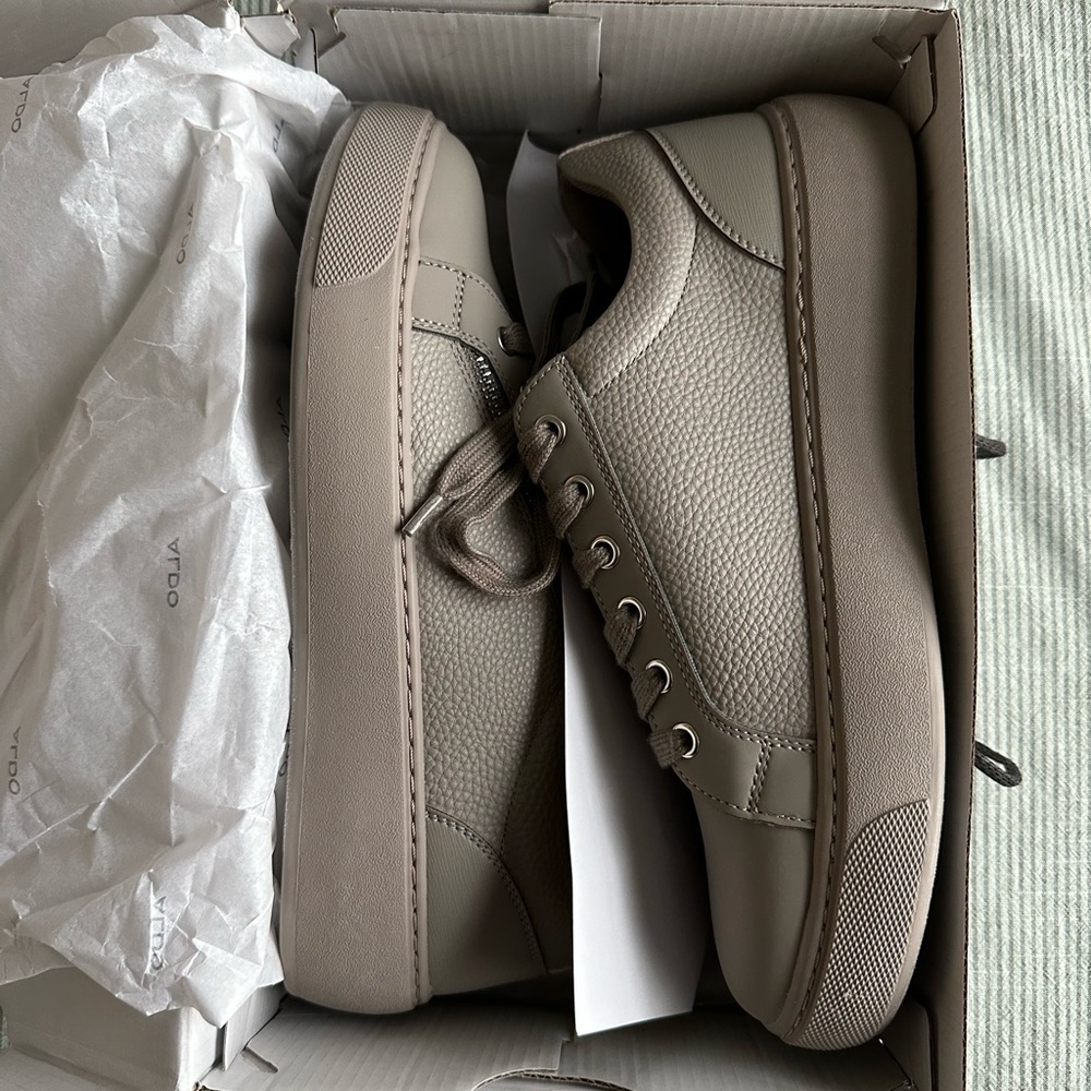 Grey sneakers